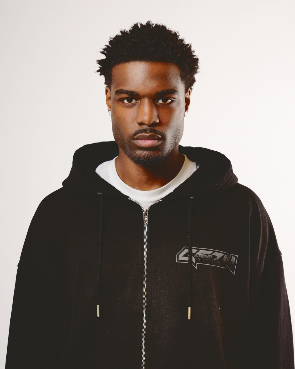 Black Wash Oversized Hoodie