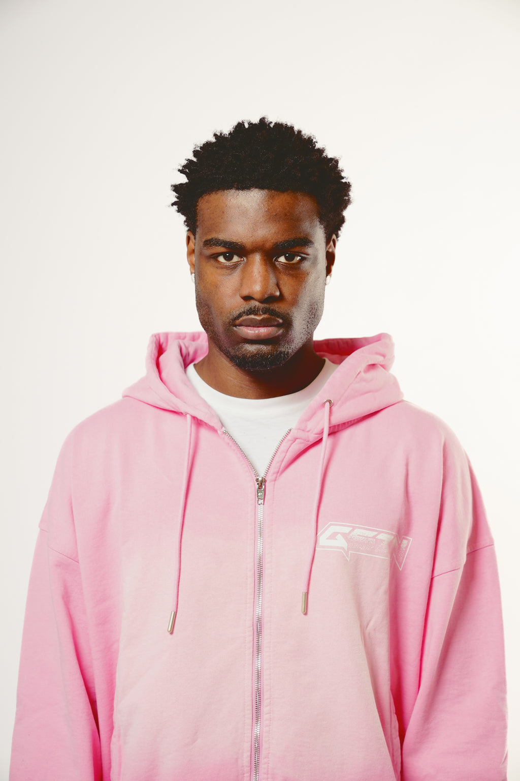 Pastel Pink Wash Oversized Hoodie
