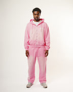 Pastel Pink Wash Oversized Hoodie