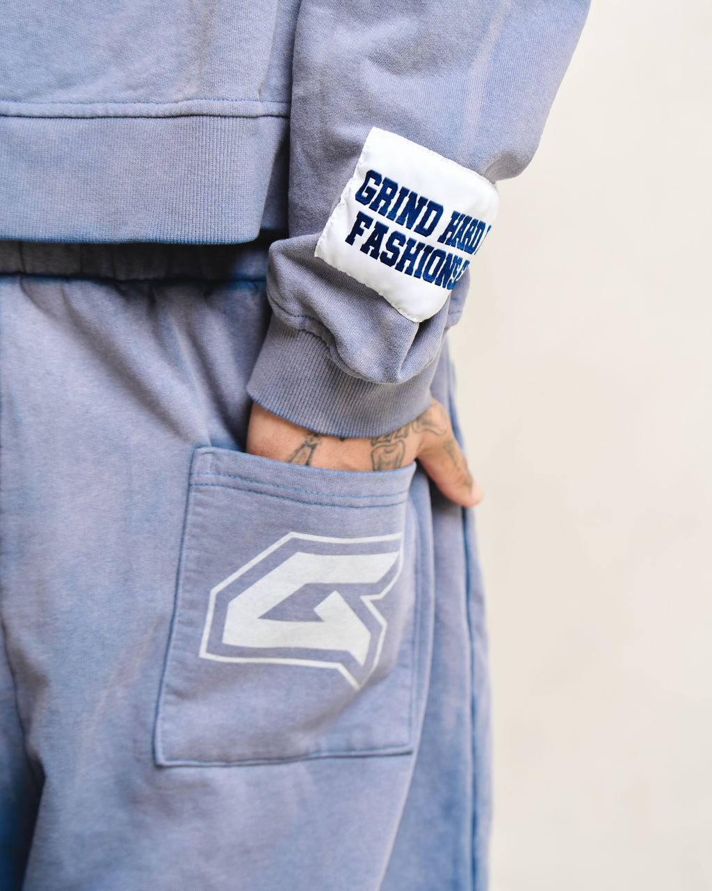 Azure Fade Flared Pants