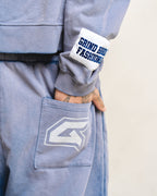 Azure Fade Flared Pants